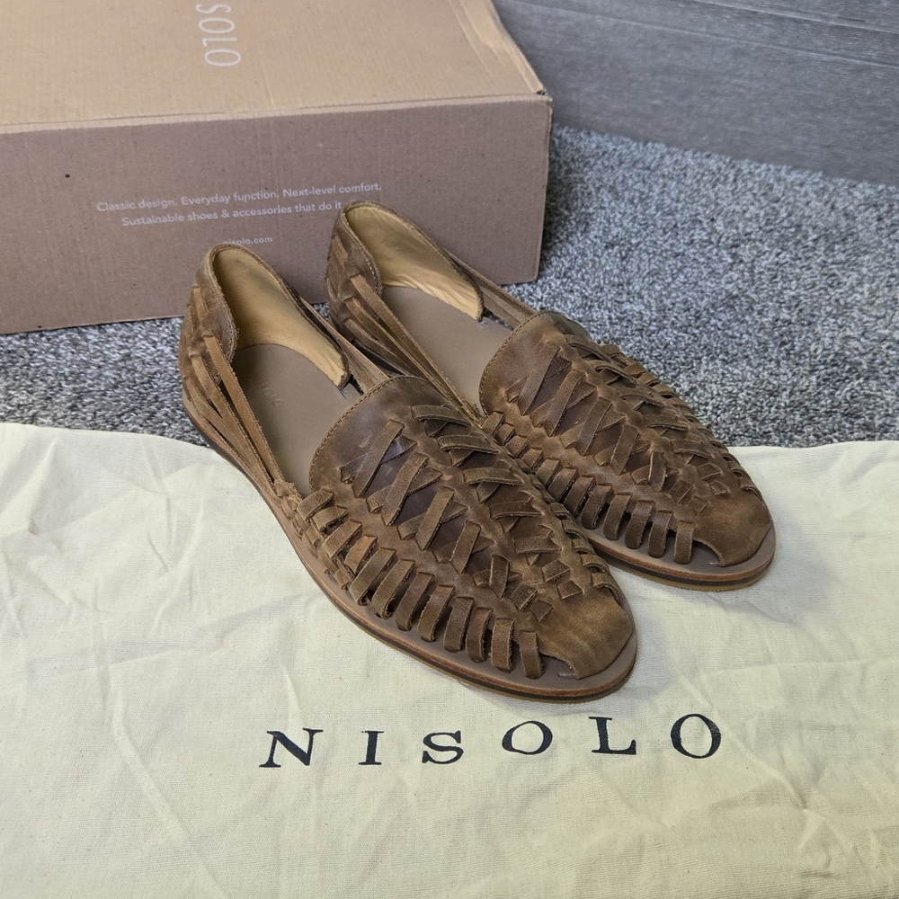 Nisolo Men's Huarache Sandal NEW size 10.5